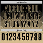 Custom Black Vegas Gold 3D Gradient Square Shape Performance Polo Shirt