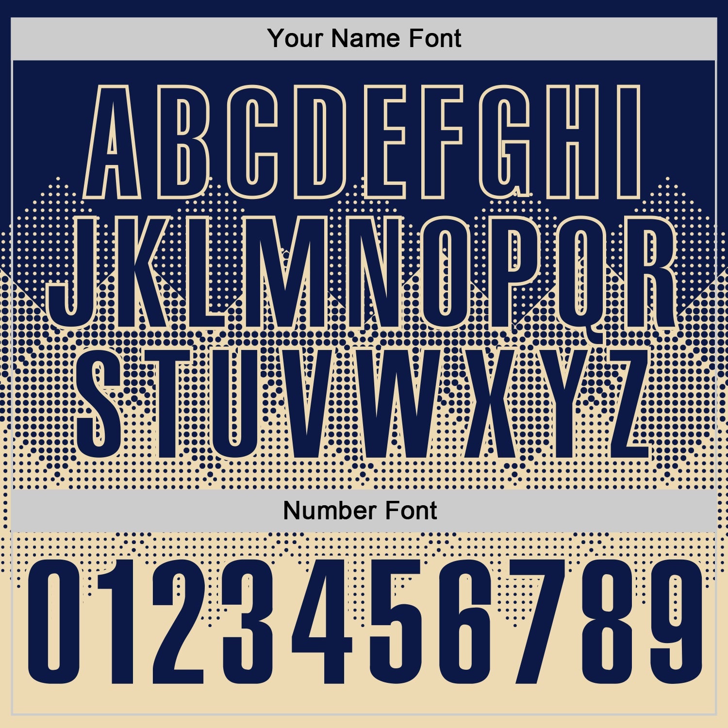 Custom Navy Cream 3D Gradient Square Shape Performance Polo Shirt