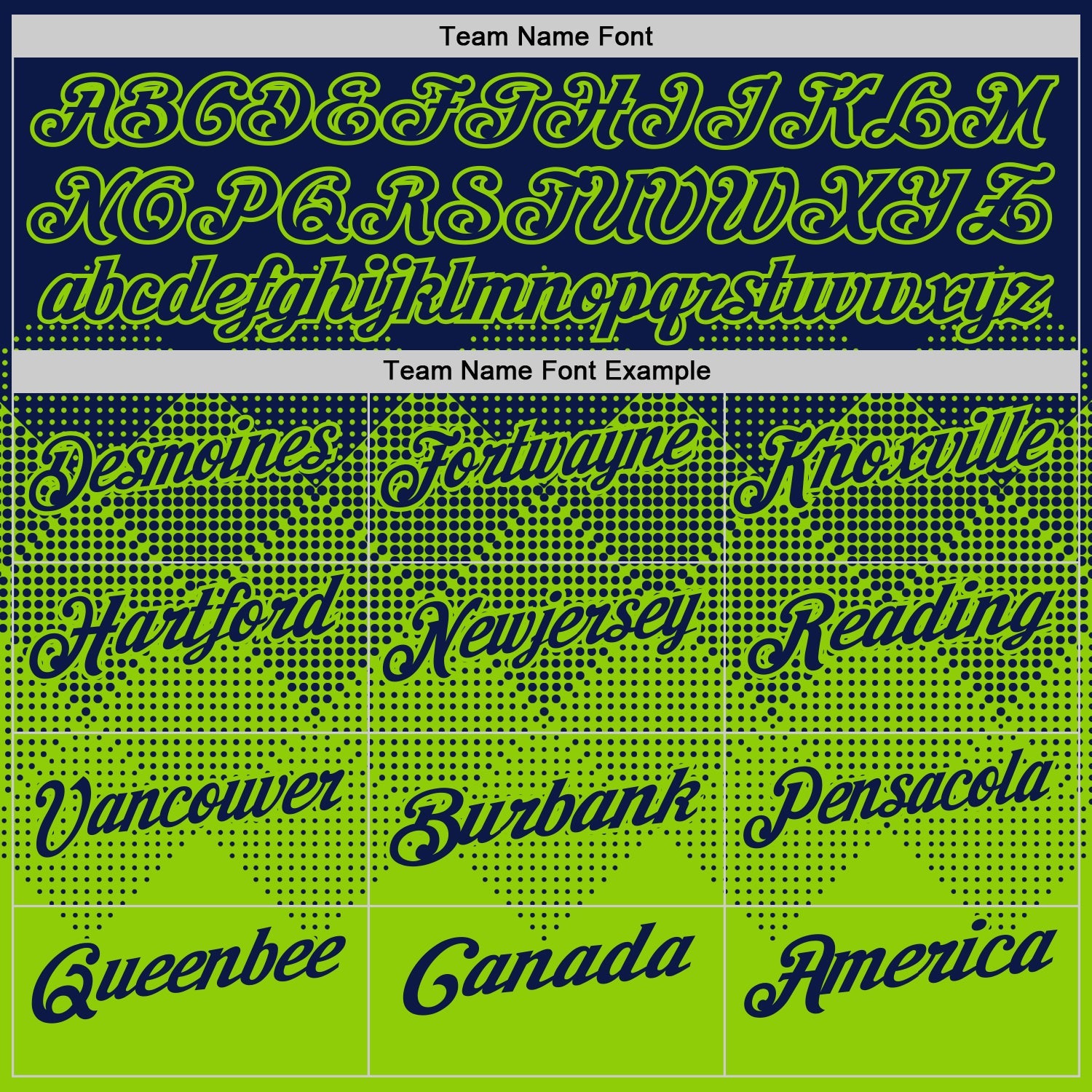 Custom Navy Neon Green 3D Gradient Square Shape Performance Polo Shirt