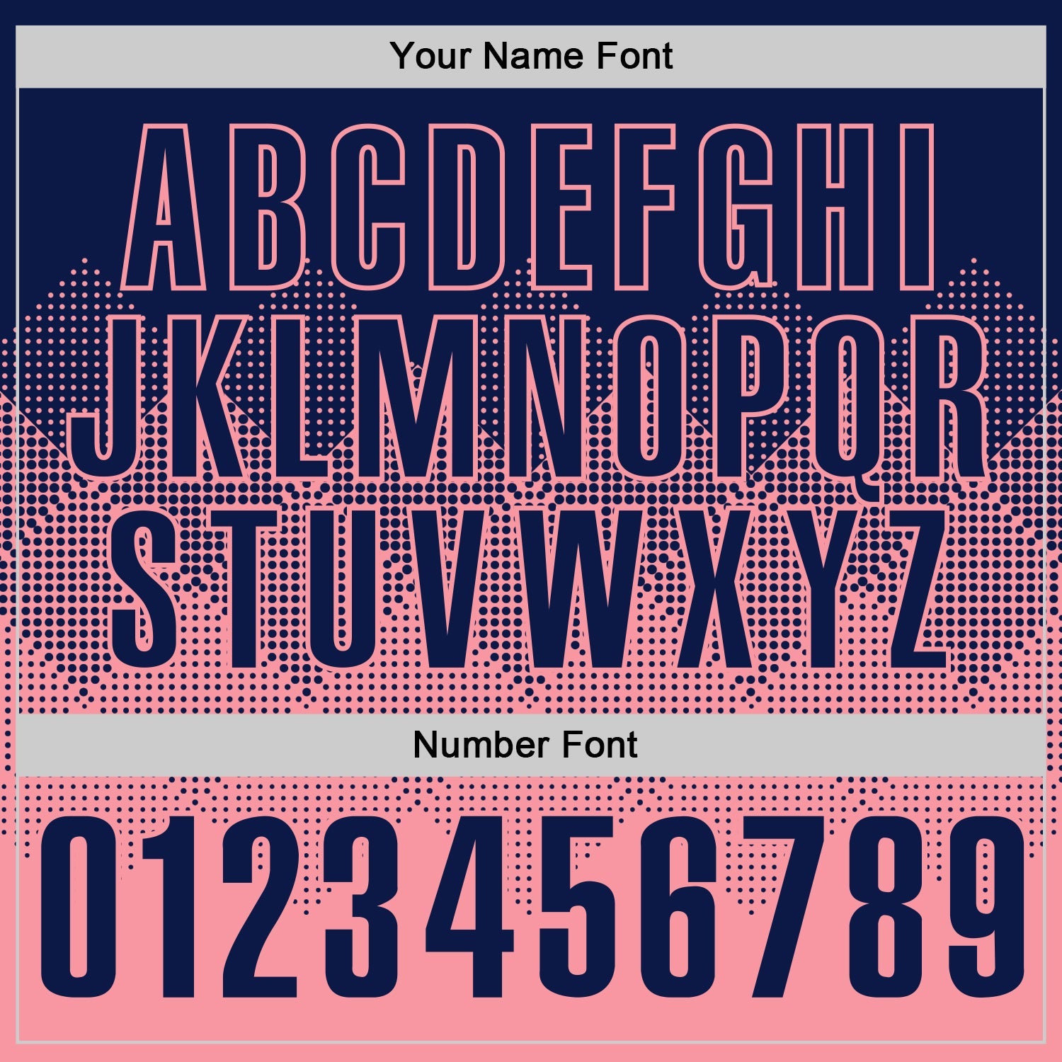 Custom Navy Medium Pink 3D Gradient Square Shape Performance Polo Shirt