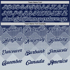 Custom Navy Silver 3D Gradient Square Shape Performance Polo Shirt