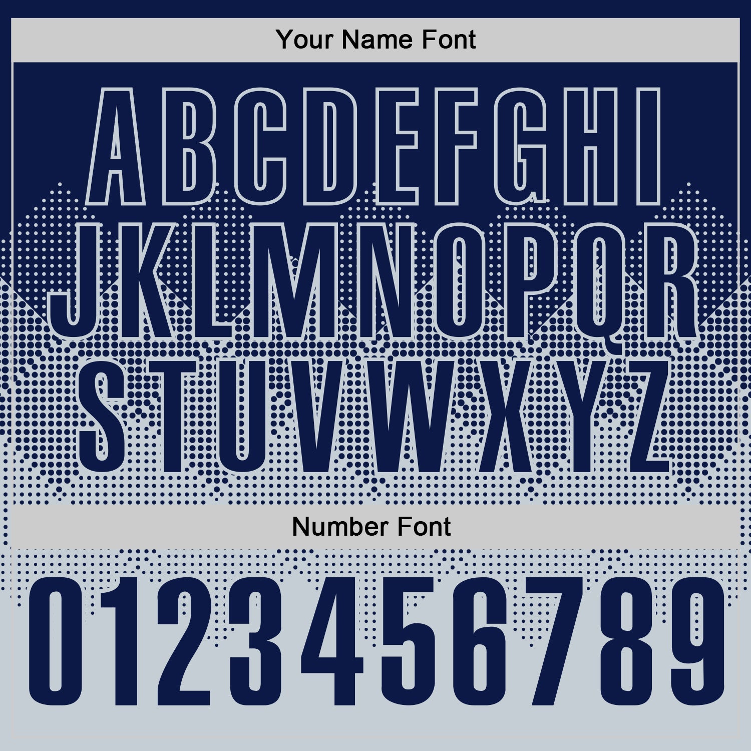 Custom Navy Silver 3D Gradient Square Shape Performance Polo Shirt