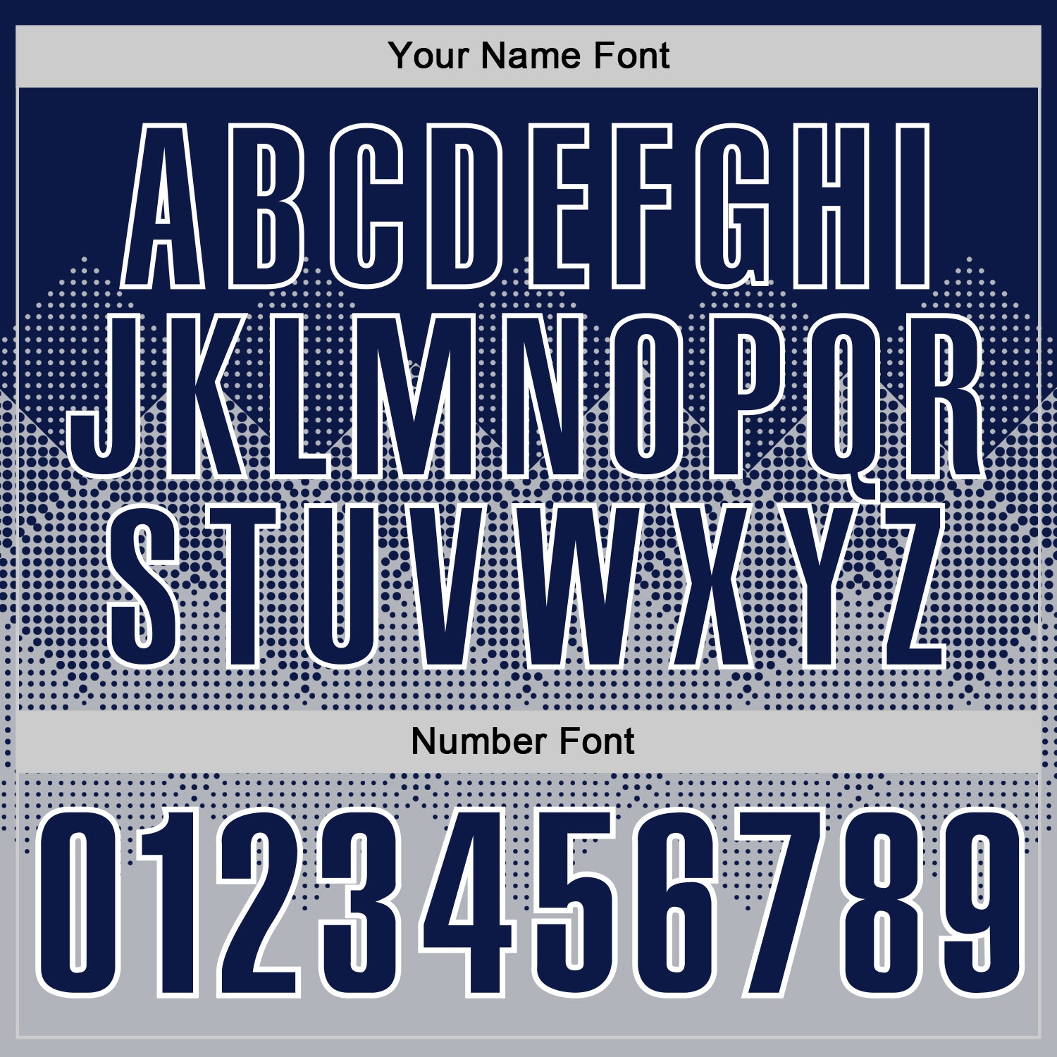 Custom Navy Gray-White 3D Gradient Square Shape Performance Polo Shirt