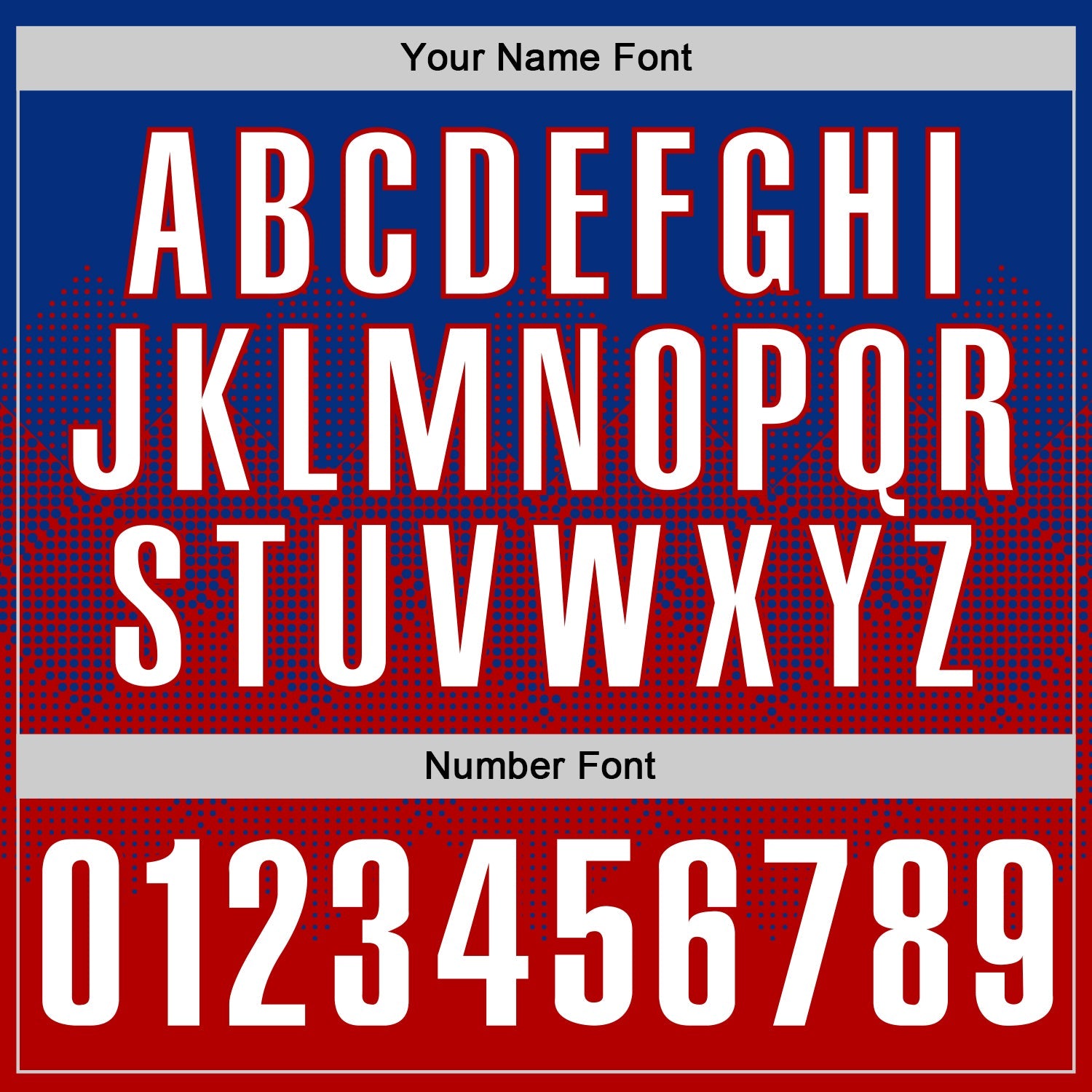 Custom Royal White-Red 3D Gradient Square Shape Performance Polo Shirt