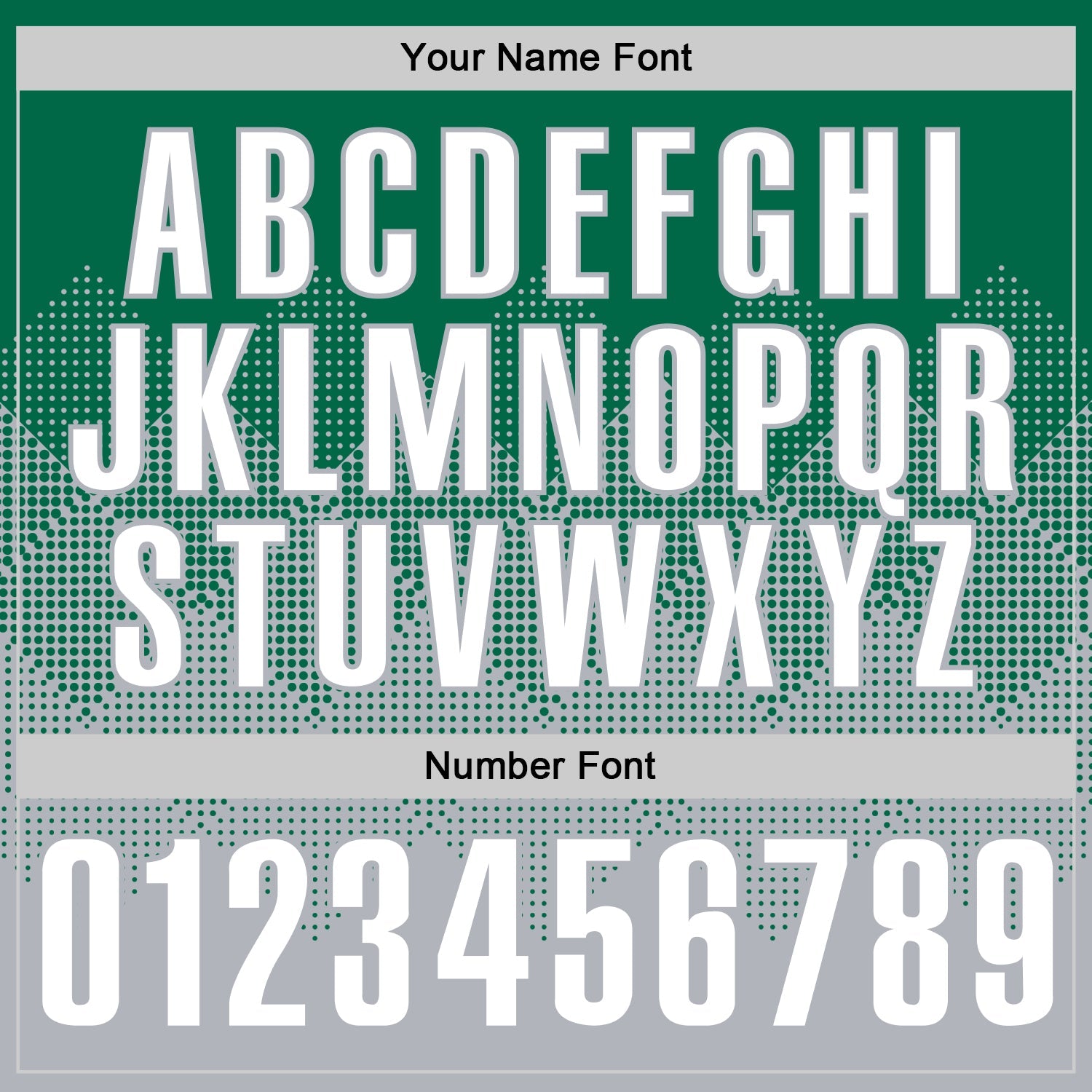 Custom Kelly Green White-Gray 3D Gradient Square Shape Performance Polo Shirt