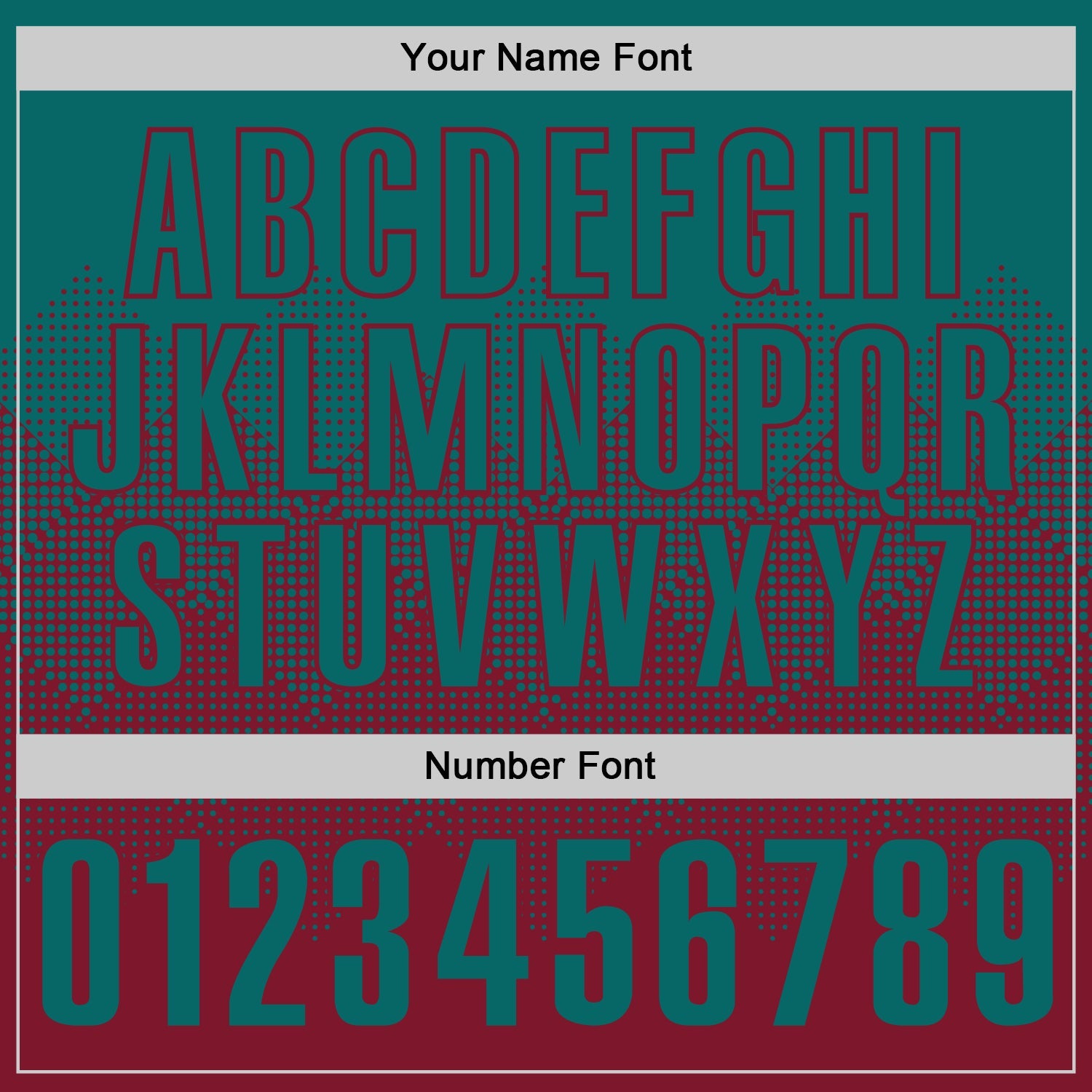 Custom Teal Crimson 3D Gradient Square Shape Performance Polo Shirt