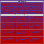 Custom Purple Red 3D Gradient Square Shape Performance Polo Shirt