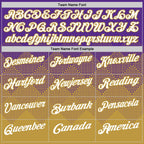 Custom Purple White-Old Gold 3D Gradient Square Shape Performance Polo Shirt