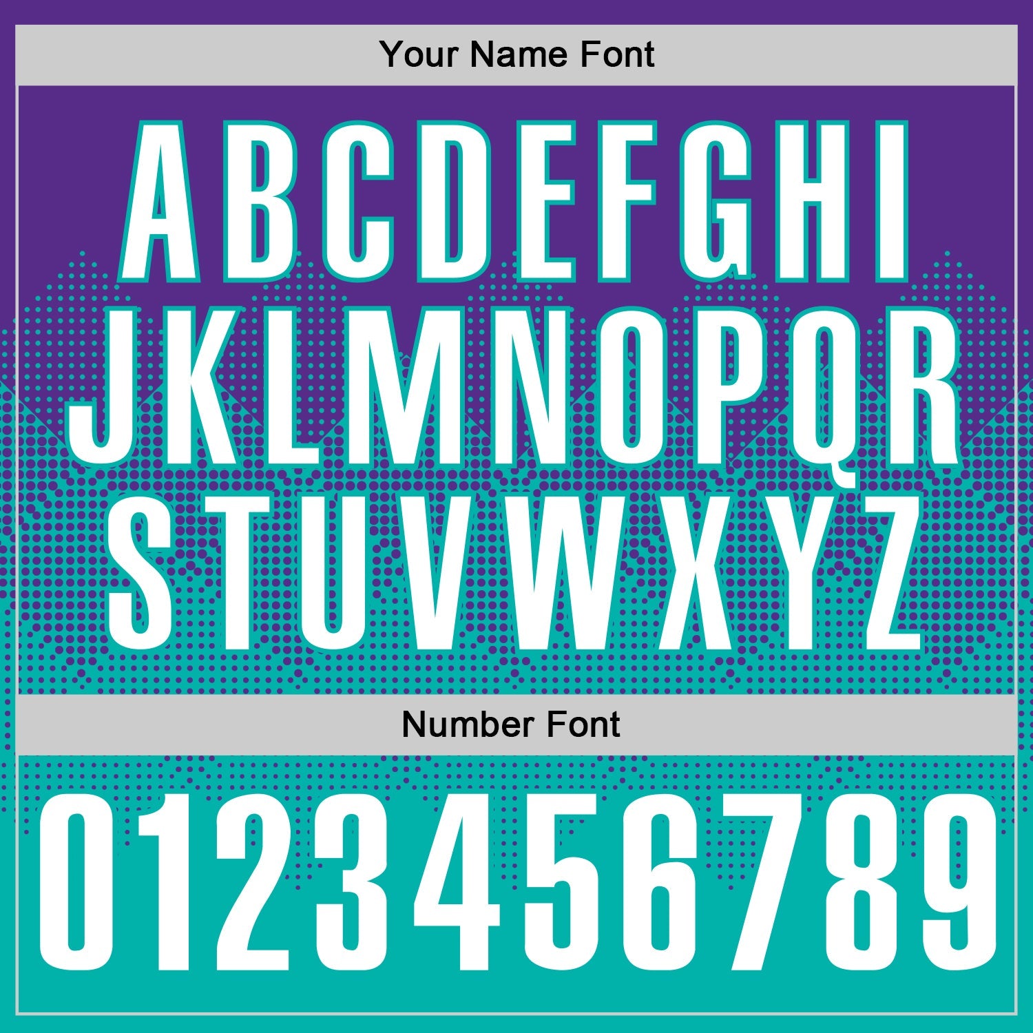 Custom Purple White-Aqua 3D Gradient Square Shape Performance Polo Shirt