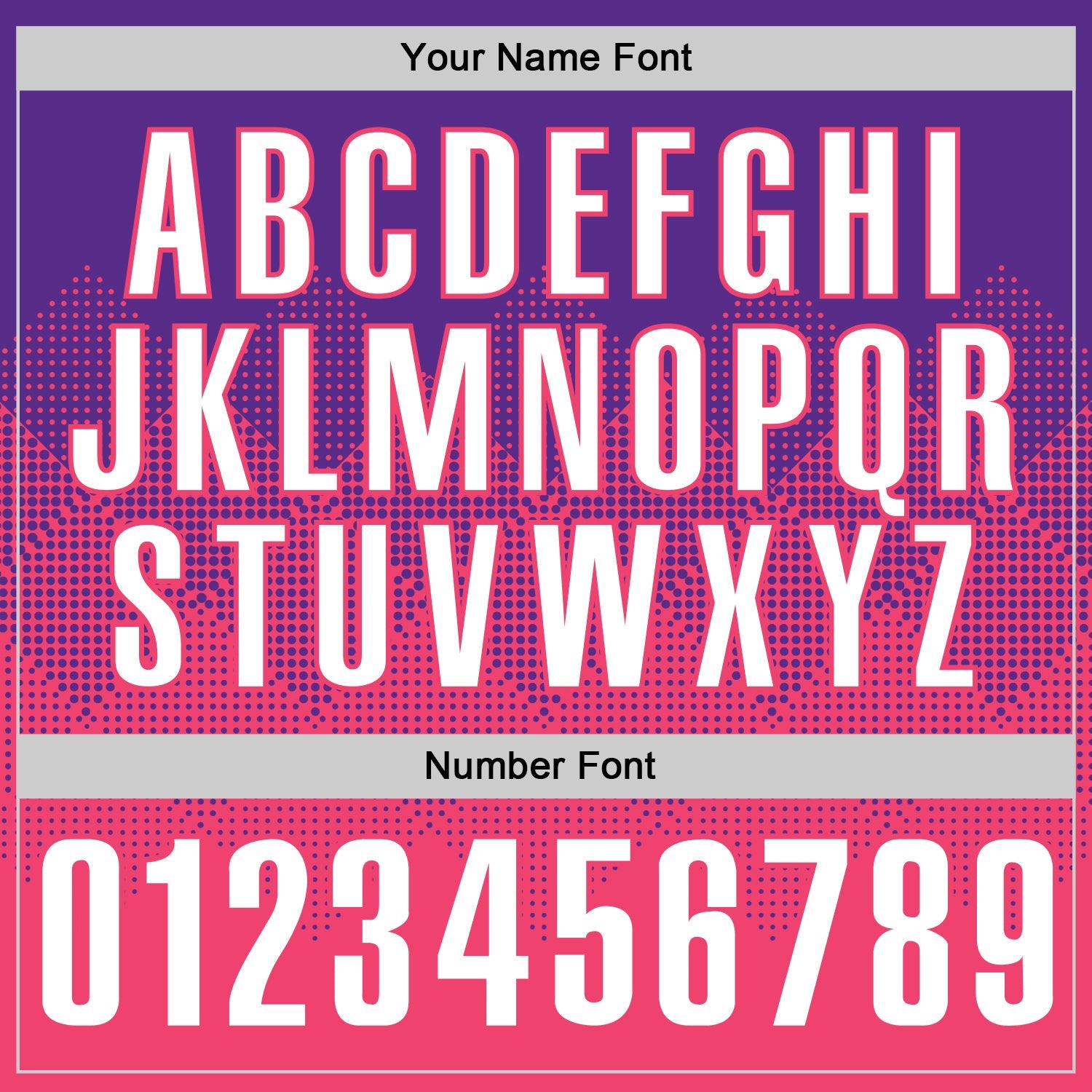 Custom Purple White-Neon Pink 3D Gradient Square Shape Performance Polo Shirt