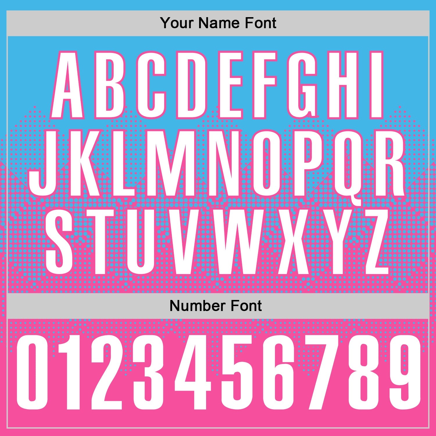 Custom Sky Blue White-Pink 3D Gradient Square Shape Performance Polo Shirt