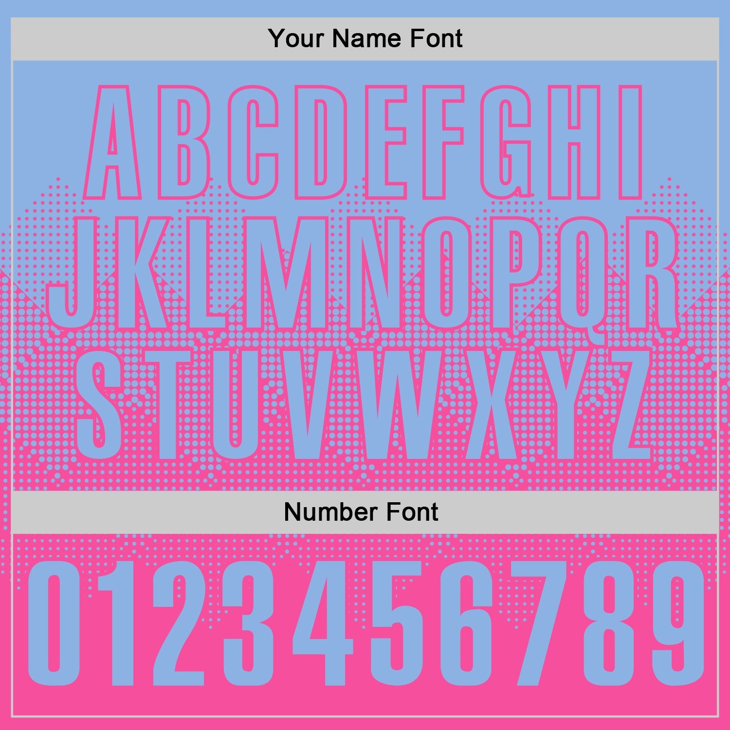 Custom Light Blue Pink 3D Gradient Square Shape Performance Polo Shirt