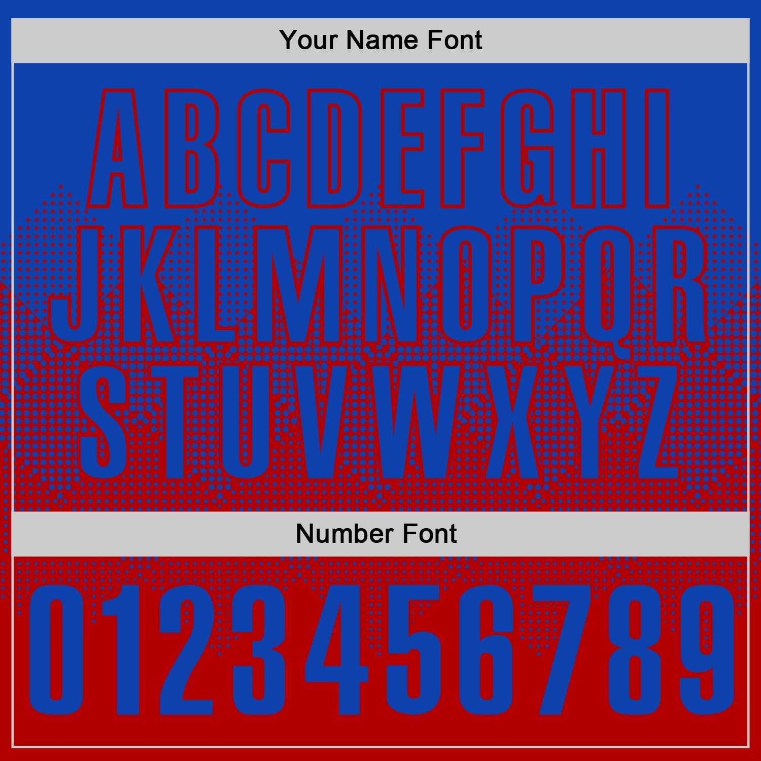 Custom Thunder Blue Red 3D Gradient Square Shape Performance Polo Shirt