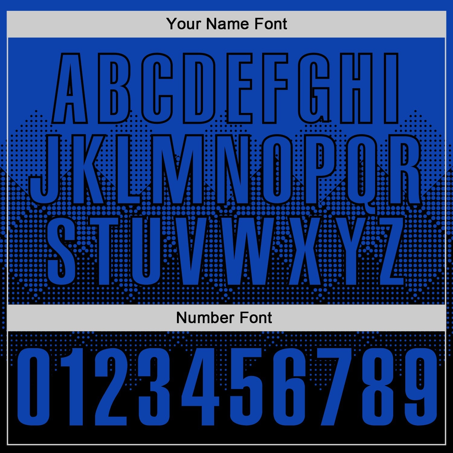 Custom Thunder Blue Black 3D Gradient Square Shape Performance Polo Shirt