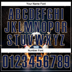 Custom Navy Vegas Gold 3D Flame Leopard Print Skull Bowling Performance Polo Shirt