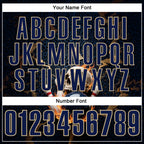 Custom Navy Vegas Gold 3D Flame Leopard Print Skull Bowling Performance Polo Shirt