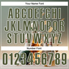 Custom Gray Olive-White 3D Flame Gem Skull Bowling Performance Polo Shirt