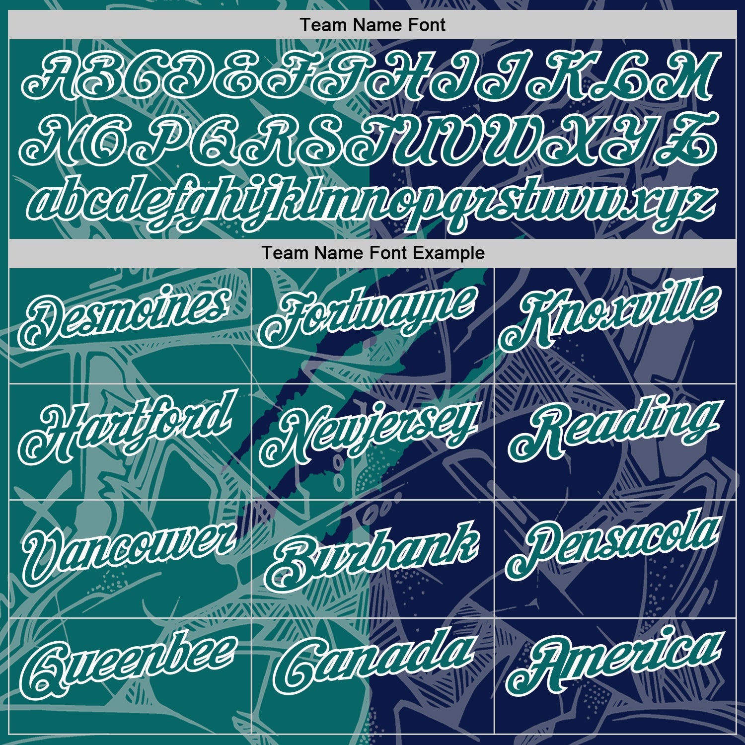 Custom Graffiti Pattern Teal Navy-White 3D Scratch Performance Polo Shirt