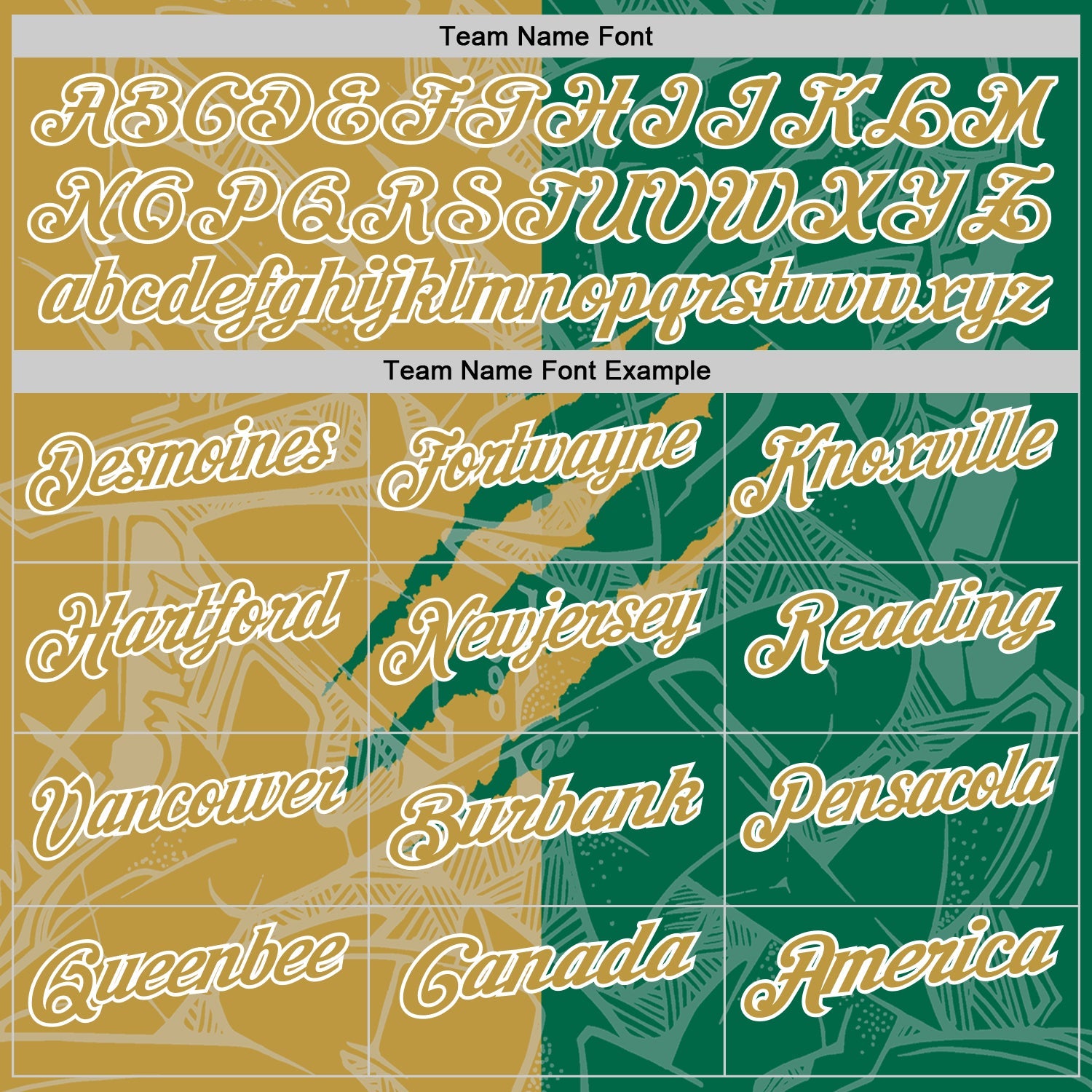 Custom Graffiti Pattern Old Gold Kelly Green-White 3D Scratch Performance Polo Shirt