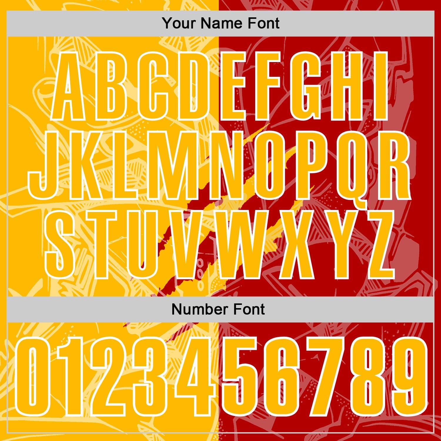 Custom Graffiti Pattern Gold Red-White 3D Scratch Performance Polo Shirt