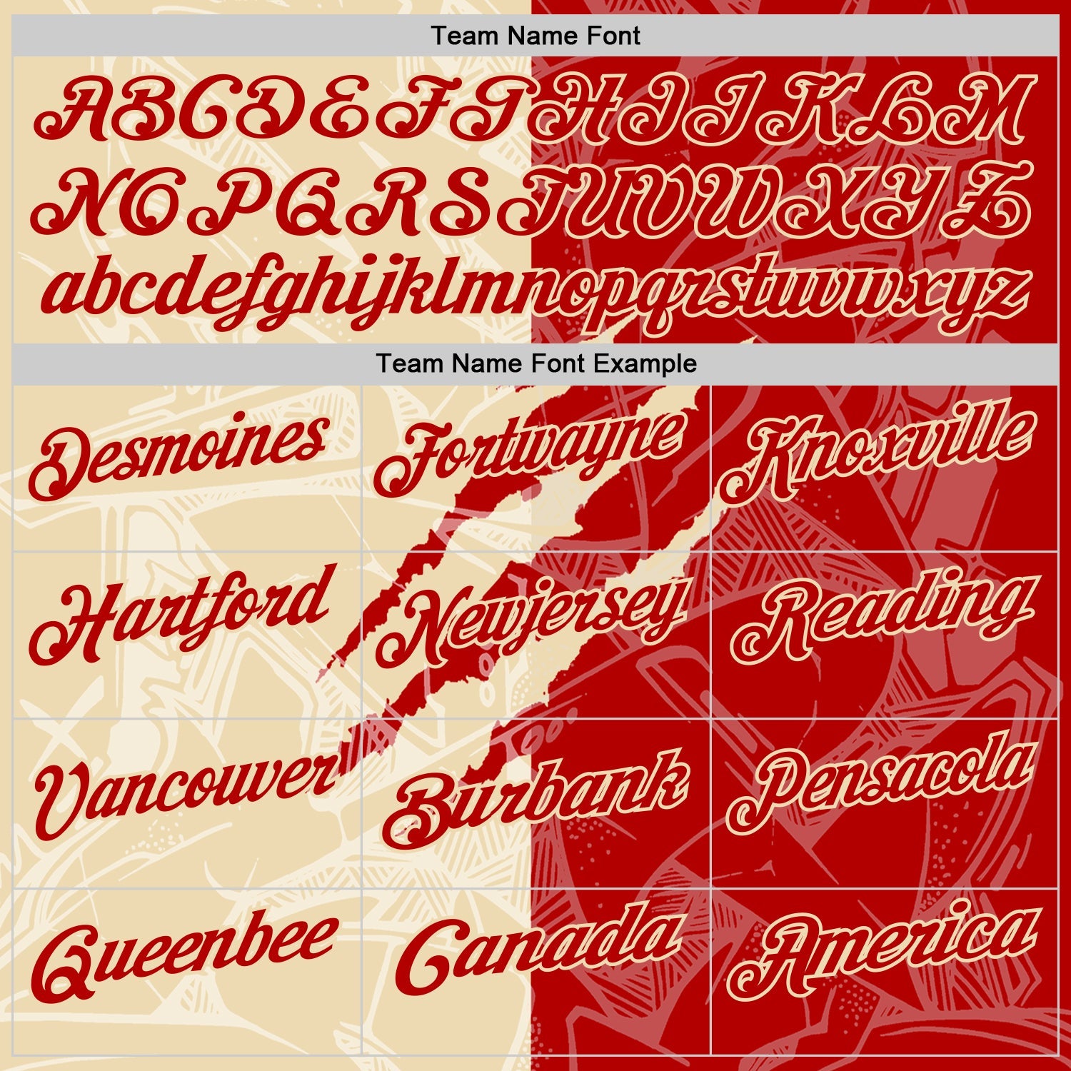 Custom Graffiti Pattern Red-Cream 3D Scratch Performance Polo Shirt