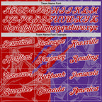 Custom Graffiti Pattern Red Purple-White 3D Scratch Performance Polo Shirt