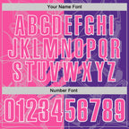 Custom Graffiti Pattern Pink Purple-White 3D Scratch Performance Polo Shirt