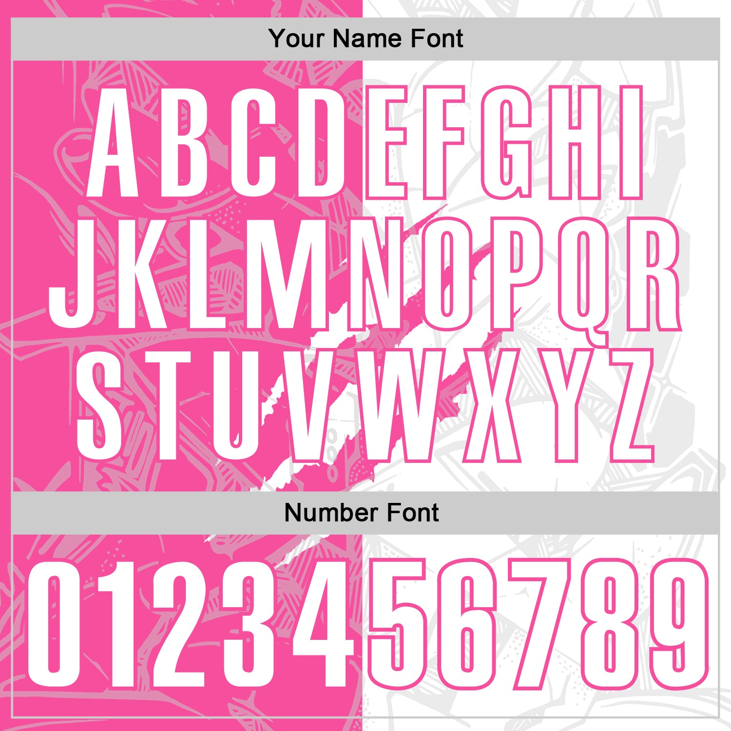 Custom Graffiti Pattern White-Pink 3D Scratch Performance Polo Shirt