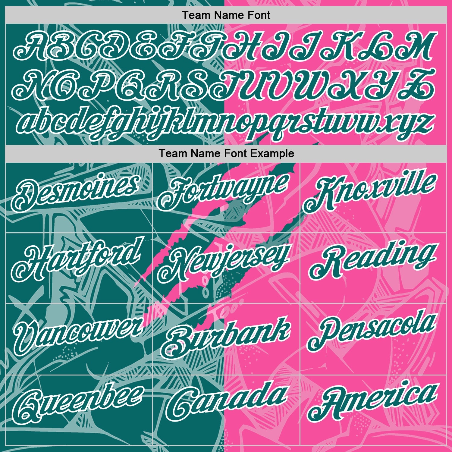 Custom Graffiti Pattern Teal Pink-White 3D Scratch Performance Polo Shirt