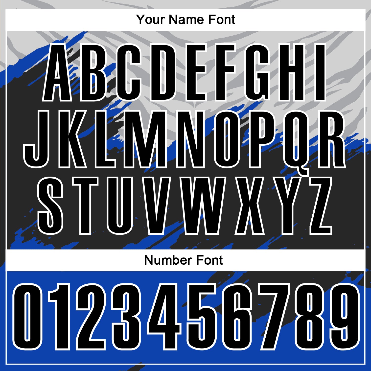 Custom Thunder Blue Black Gray-White 3D Pattern Design Splash Performance Polo Shirt