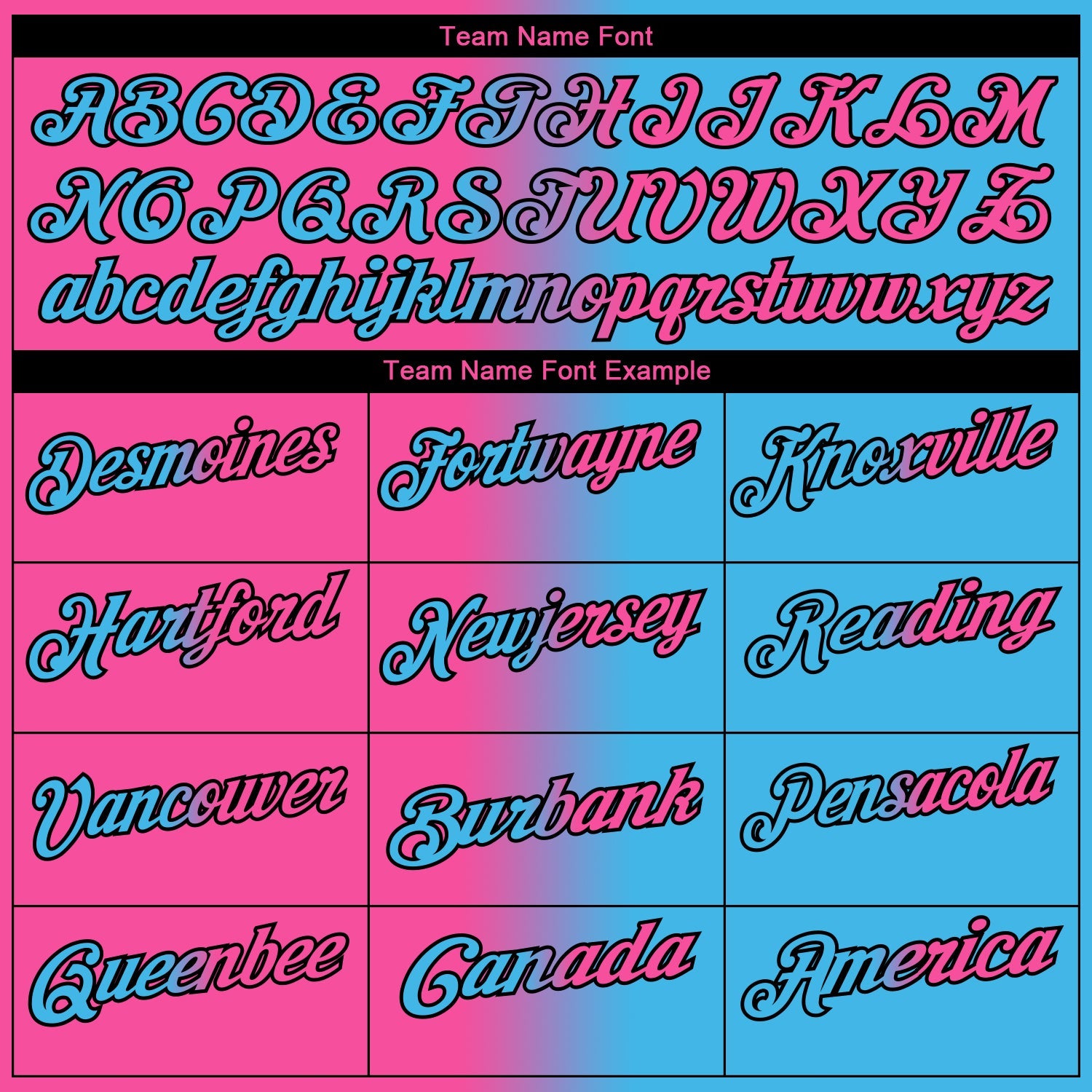 Custom Sky Blue Pink-Black 3D Gradient Fashion Performance Polo Shirt