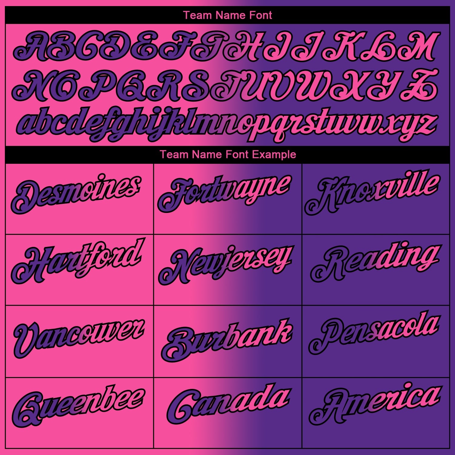 Custom Purple Pink-Black 3D Gradient Fashion Performance Polo Shirt