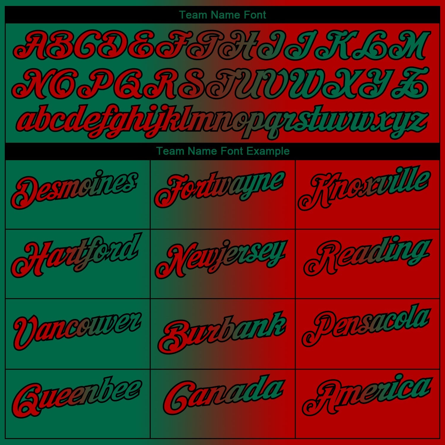 Custom Red Kelly Green-Black 3D Gradient Fashion Performance Polo Shirt