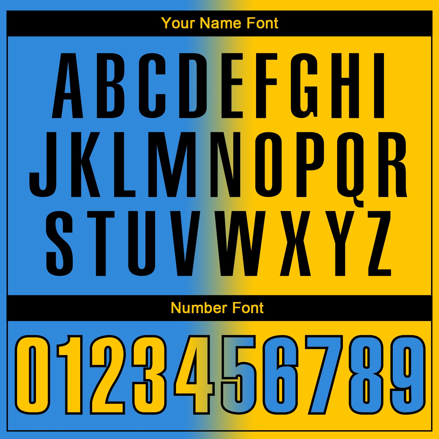 Custom Powder Blue Yellow-Black 3D Gradient Fashion Performance Polo Shirt