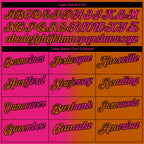 Custom Texas Orange Hot Pink-Black 3D Gradient Fashion Performance Polo Shirt