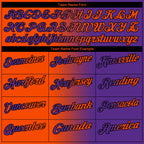 Custom Purple Orange-Black 3D Gradient Fashion Performance Polo Shirt