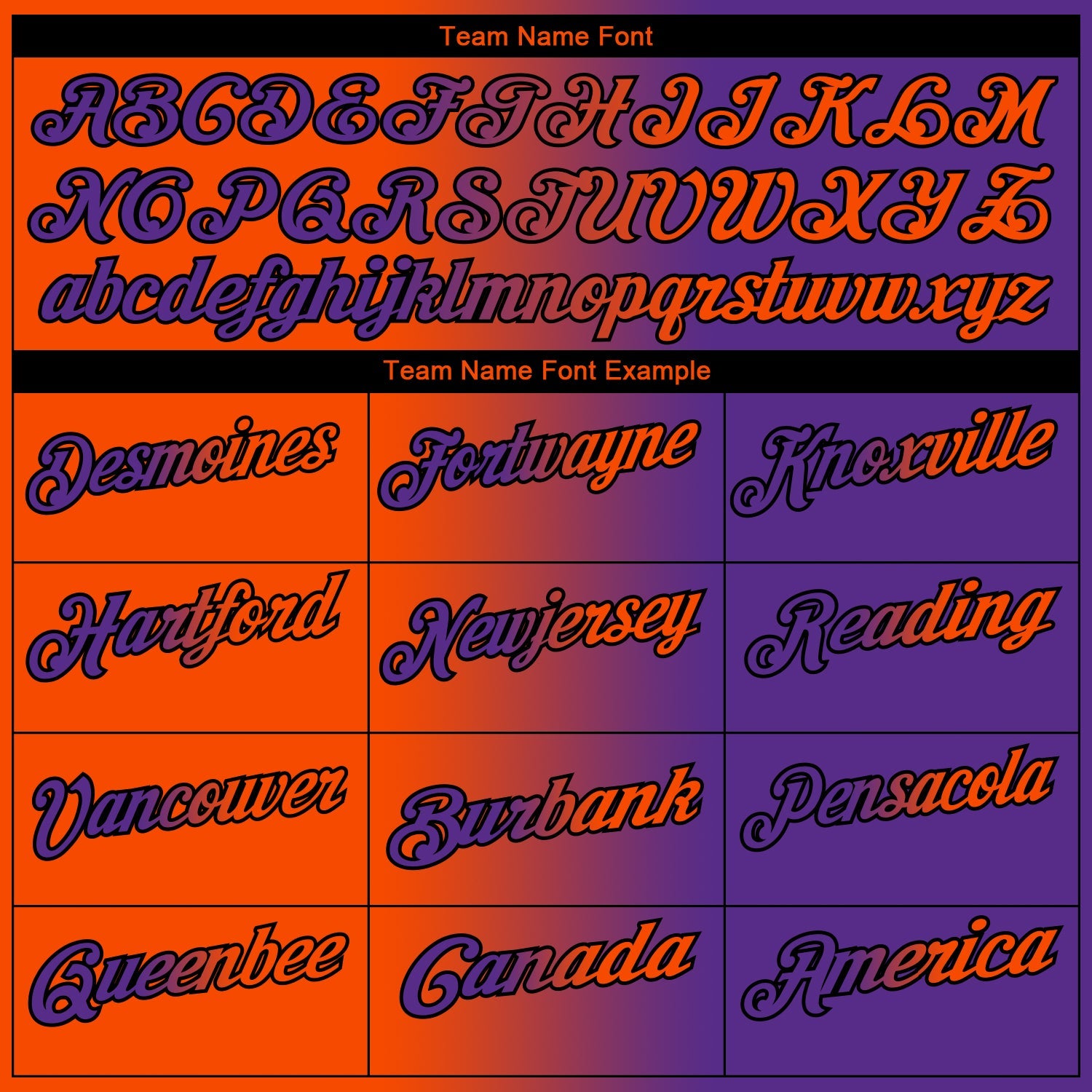 Custom Purple Orange-Black 3D Gradient Fashion Performance Polo Shirt