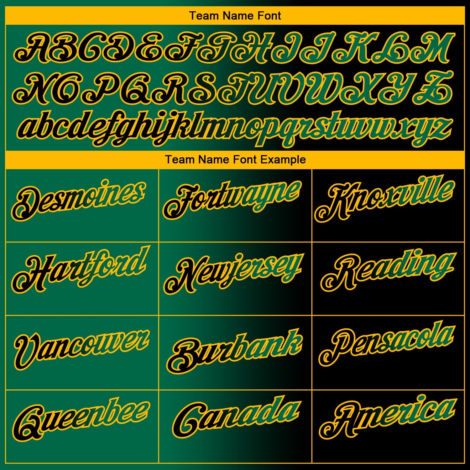 Custom Black Kelly Green-Gold 3D Gradient Fashion Performance Polo Shirt