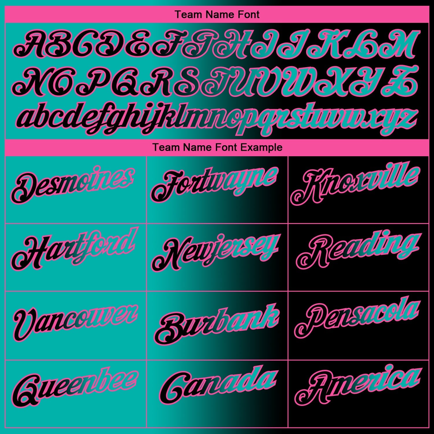 Custom Black Aqua-Pink 3D Gradient Fashion Performance Polo Shirt