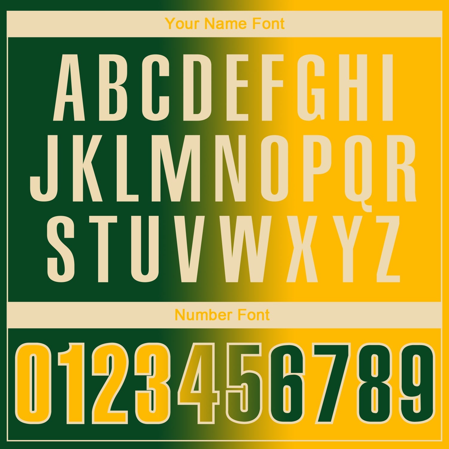 Custom Green Gold-Cream 3D Gradient Fashion Performance Polo Shirt