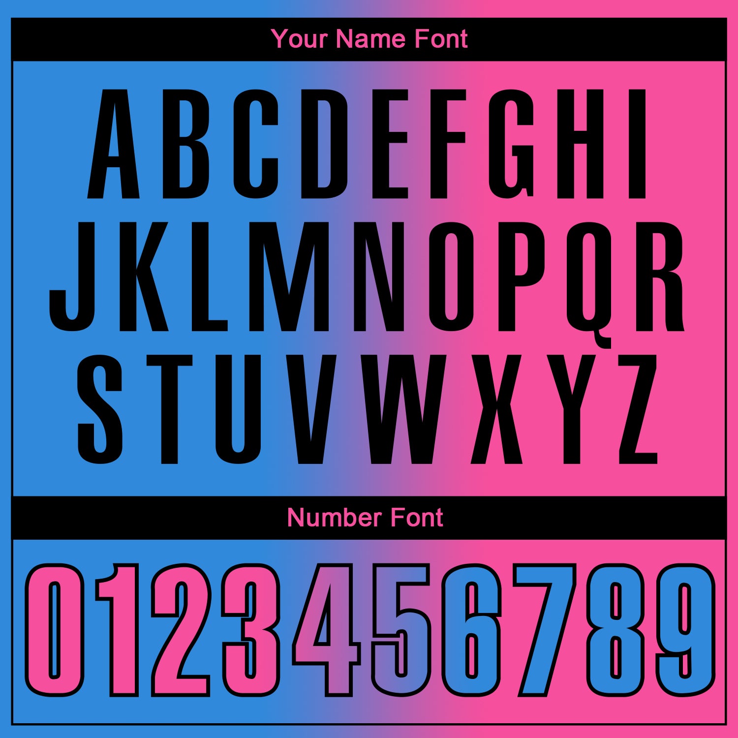 Custom Powder Blue Pink-Black 3D Gradient Fashion Performance Polo Shirt