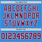 Custom Powder Blue Maroon-White Authentic Basketball Jersey