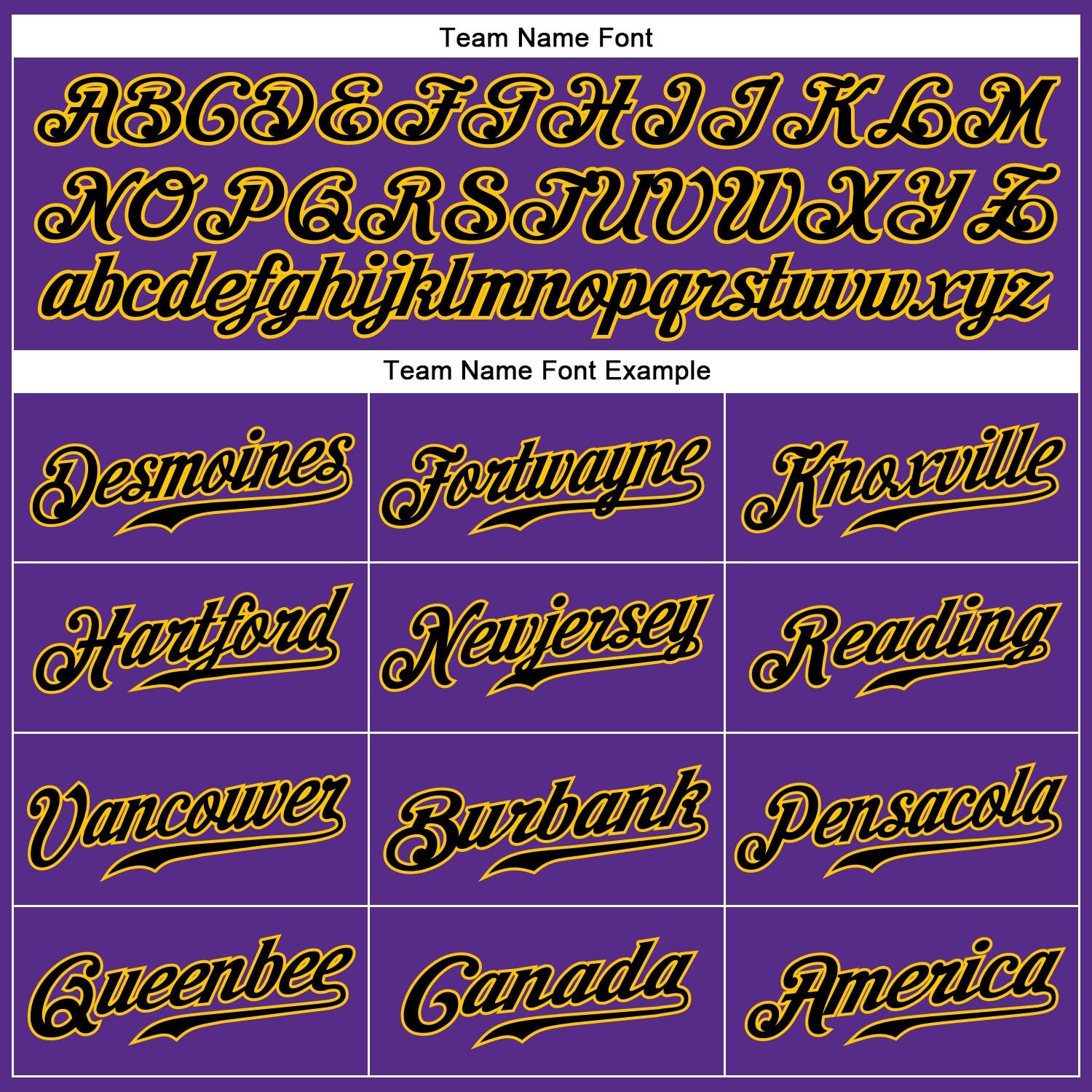 Custom Purple Black Pinstripe Black-Gold Authentic Baseball Jersey