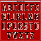 Custom Red Brown-White Authentic Baseball Jersey