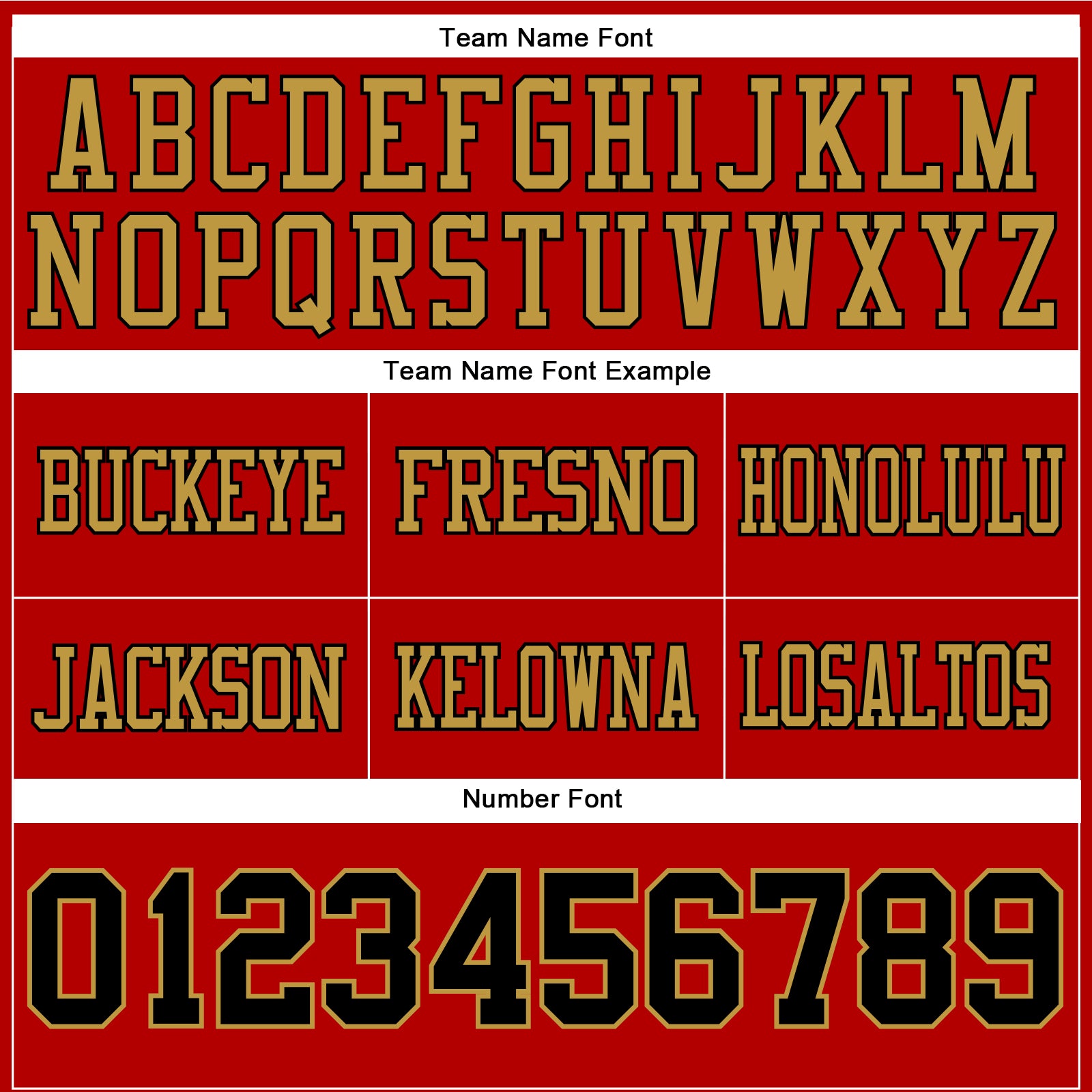 Custom Red Black-Old Gold Authentic Football Jersey