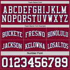 Custom Navy White-Maroon Reversible Double Side Sublimation Basketball Suit Jersey