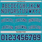 Custom Navy Teal-White Reversible Double Side Sublimation Basketball Suit Jersey