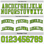 Custom Navy White-Neon Green Reversible Double Side Sublimation Basketball Suit Jersey