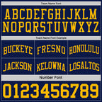 Custom Reversible Navy Gold Double Side Sublimation Basketball Suit Jersey