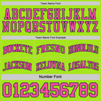 Custom Reversible Navy Neon Green-Pink Double Side Sublimation Basketball Suit Jersey